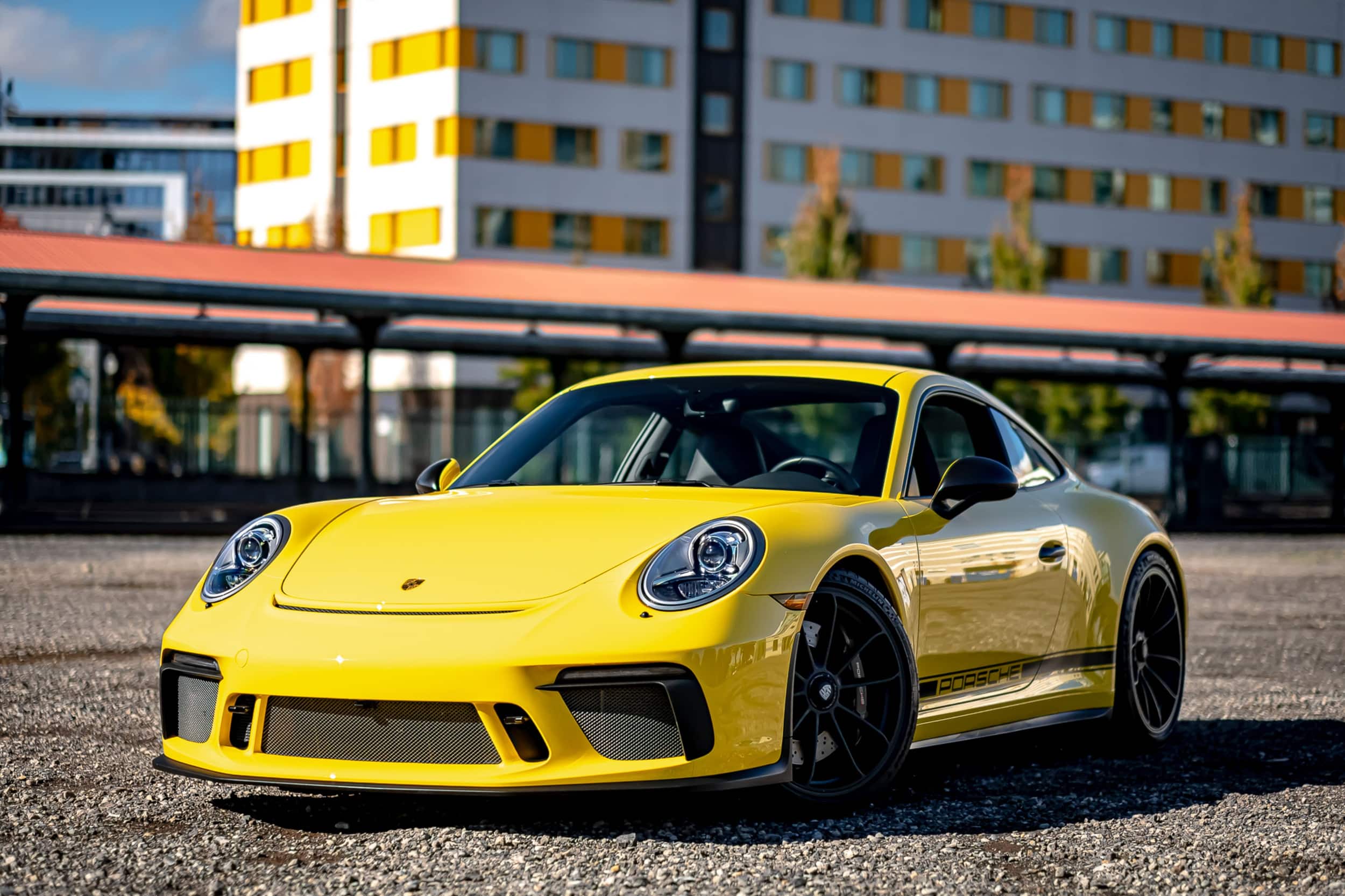2018 Porsche 911 GT3 Touring in Racing Yellow