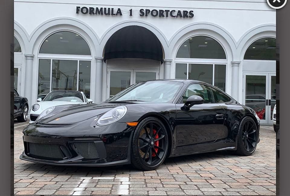 2018 Porsche 911 GT3 Touring in Jet Black Metallic