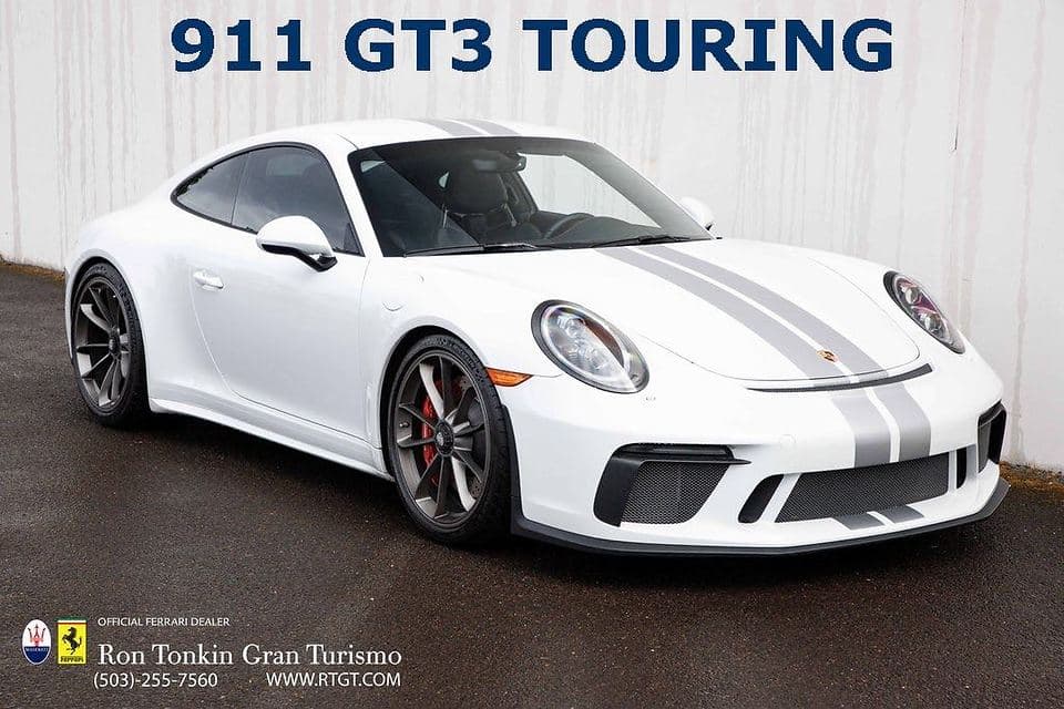 2018 Porsche 911 GT3 Touring in Carrara White Metallic