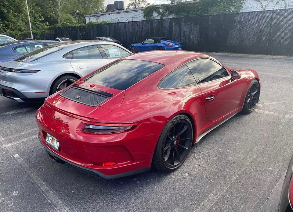 2018 Porsche 911 GT3 Touring in Carmine Red