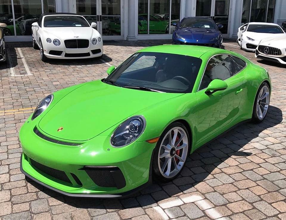 2018 Porsche 911 GT3 Touring in Exterior in Custom Color Non-Metallic