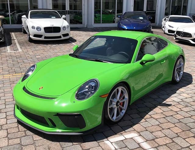 2018 Porsche 911 GT3 Touring in Exterior in Custom Color Non-Metallic — photo 1