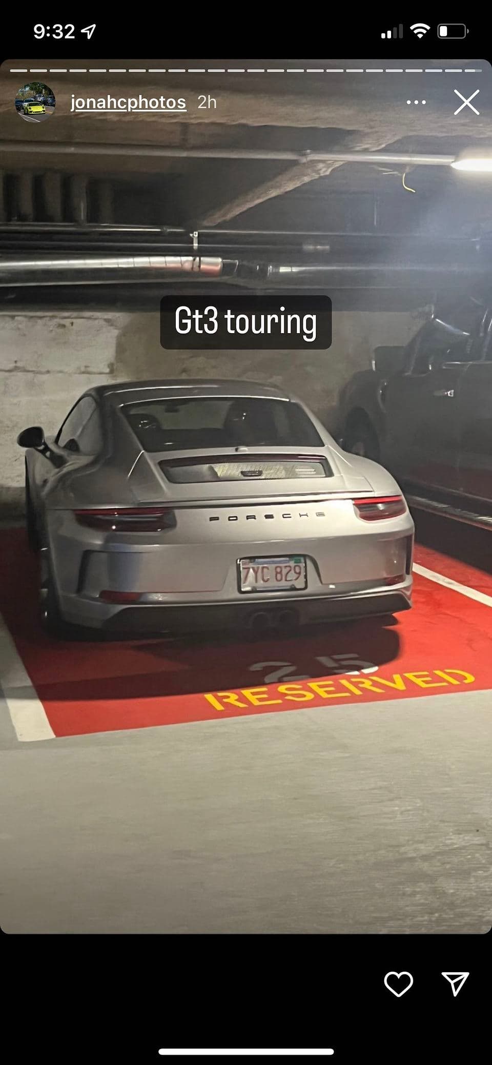 2018 Porsche 911 GT3 Touring in GT Silver Metallic