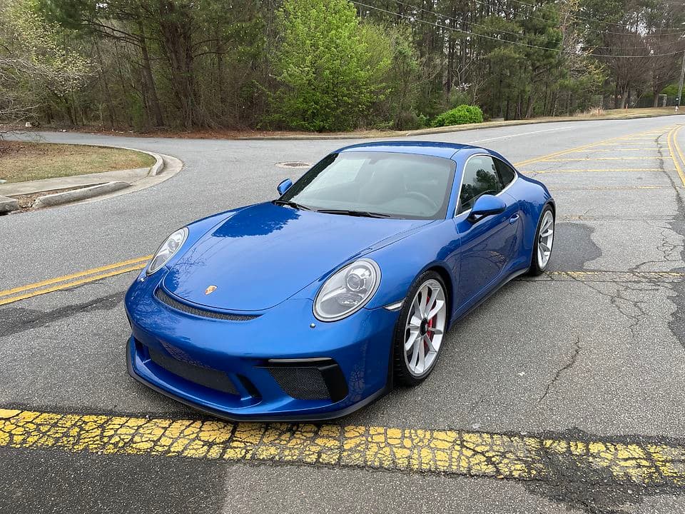 2018 Porsche 911 GT3 Touring in Sapphire Blue Metallic