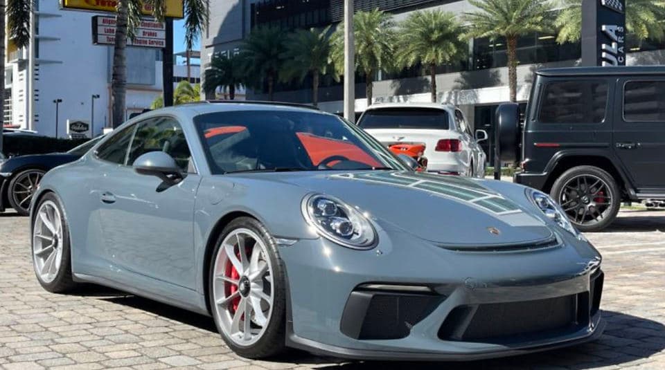 2018 Porsche 911 GT3 Touring in Graphite Blue Metallic