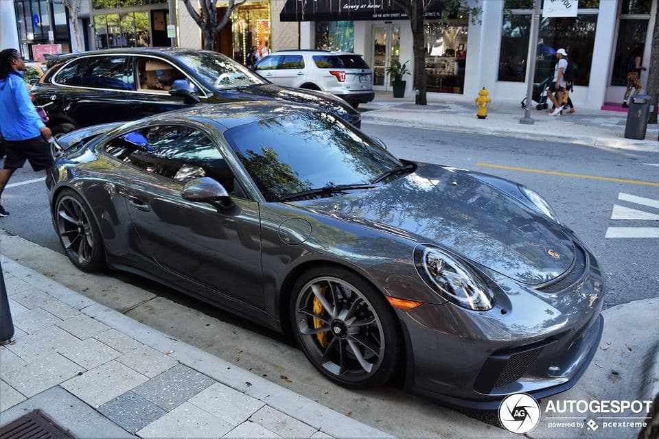 2018 Porsche 911 GT3 Touring in Agate Grey Metallic