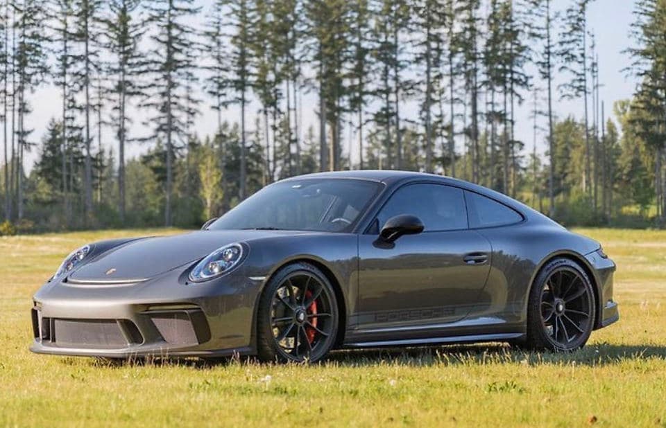 2018 Porsche 911 GT3 Touring in Agate Grey Metallic