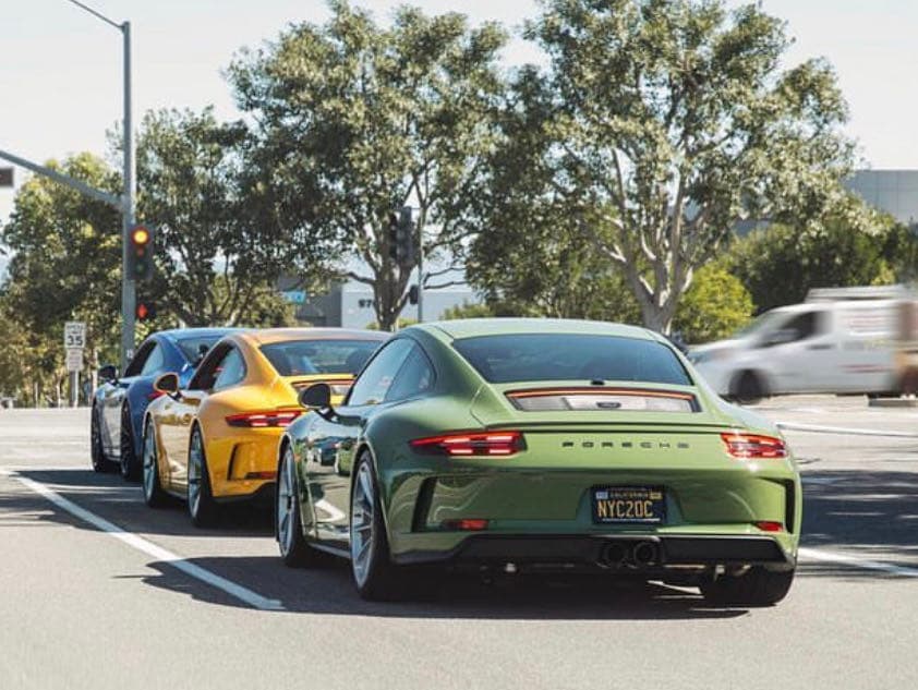 2018 Porsche 911 GT3 Touring in Exterior in Custom Color Non-Metallic