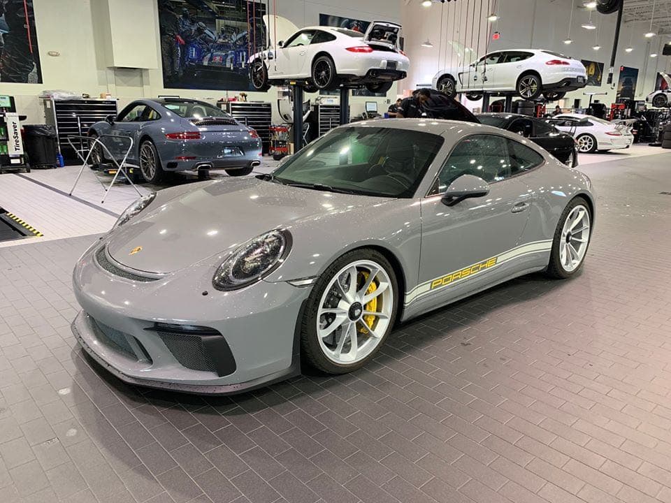 2019 Porsche 911 GT3 Touring in Exterior in Custom Color Non-Metallic