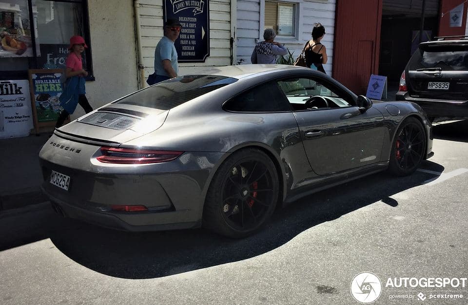 2019 Porsche 911 GT3 Touring in Agate Grey Metallic
